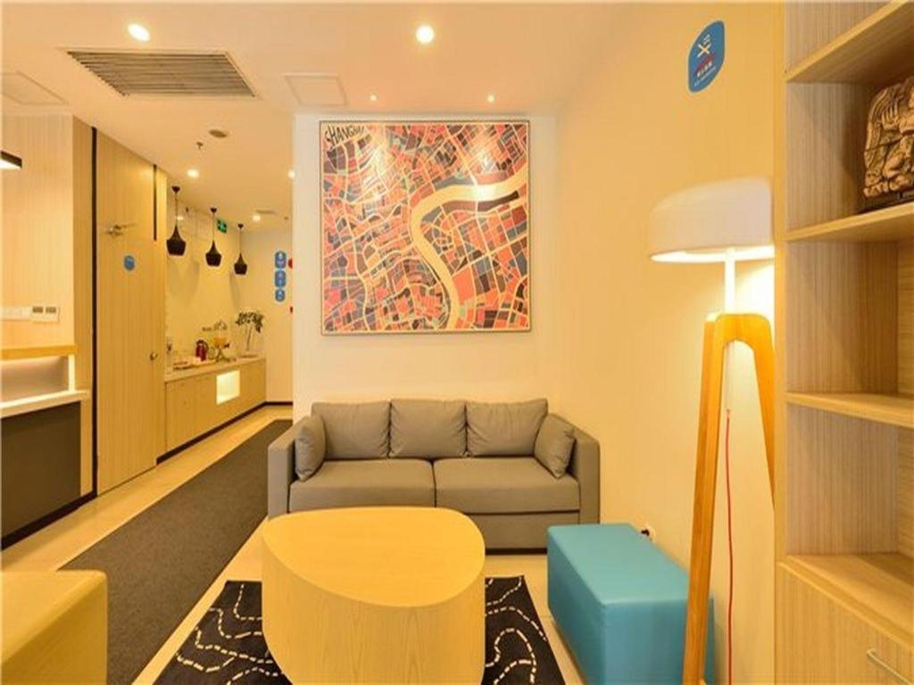 Hanting Hotel Shanghai Babaiban Pudian Road Subway Station Exterior foto