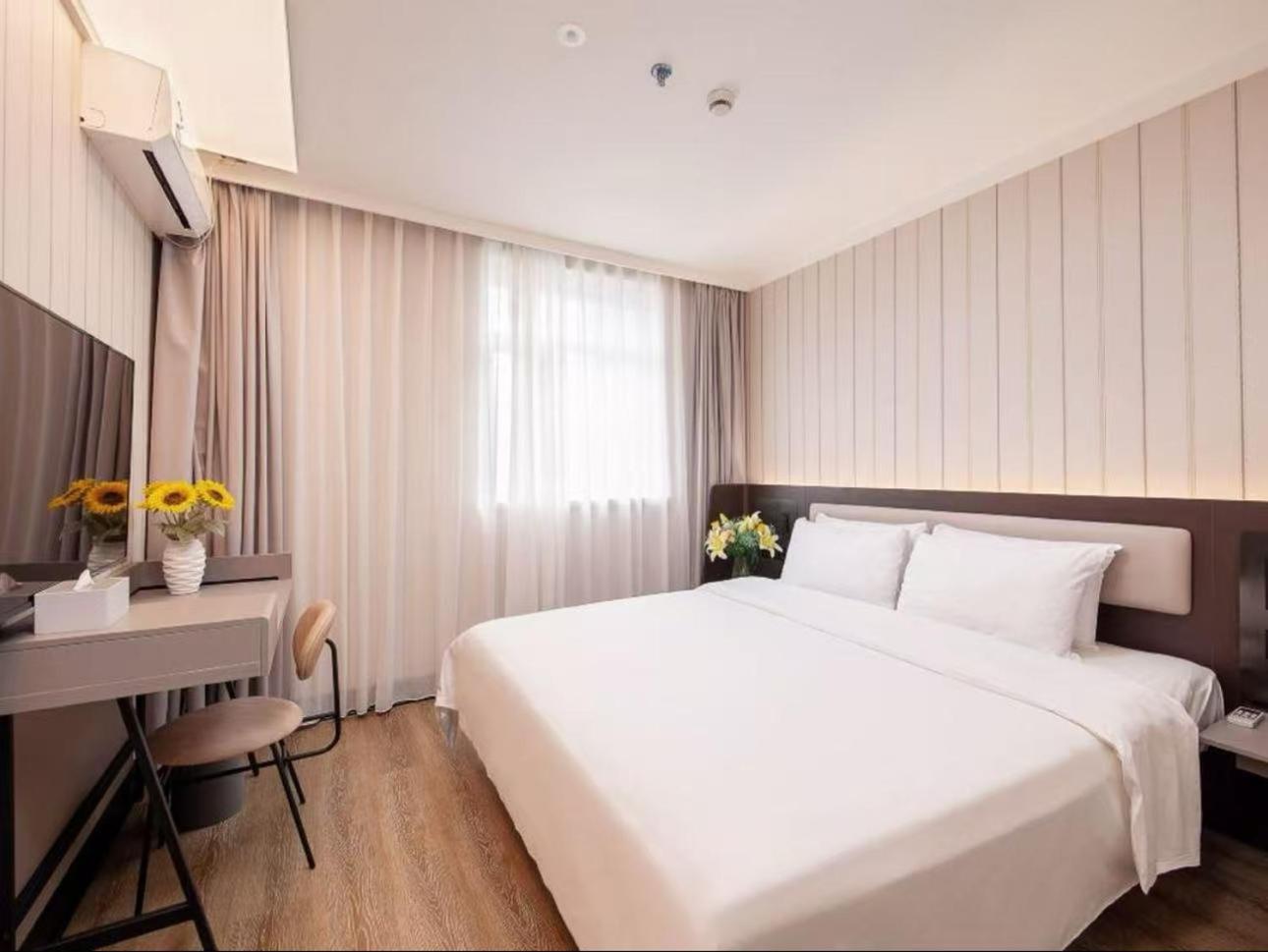 Hanting Hotel Shanghai Babaiban Pudian Road Subway Station Exterior foto